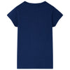 VidaXL Kindershirt 128 marineblauw