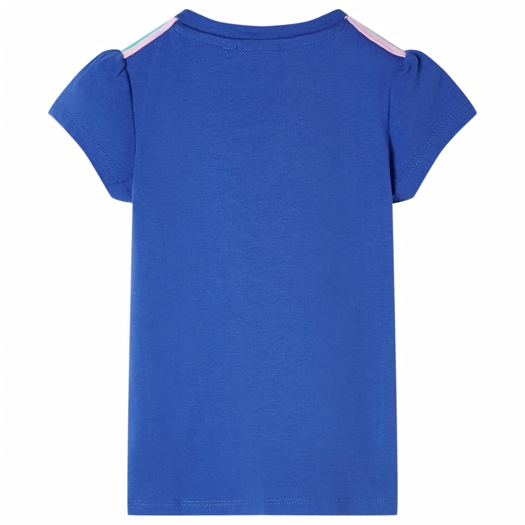 Vidaxl Camisa para niños 128 Cobalt azul