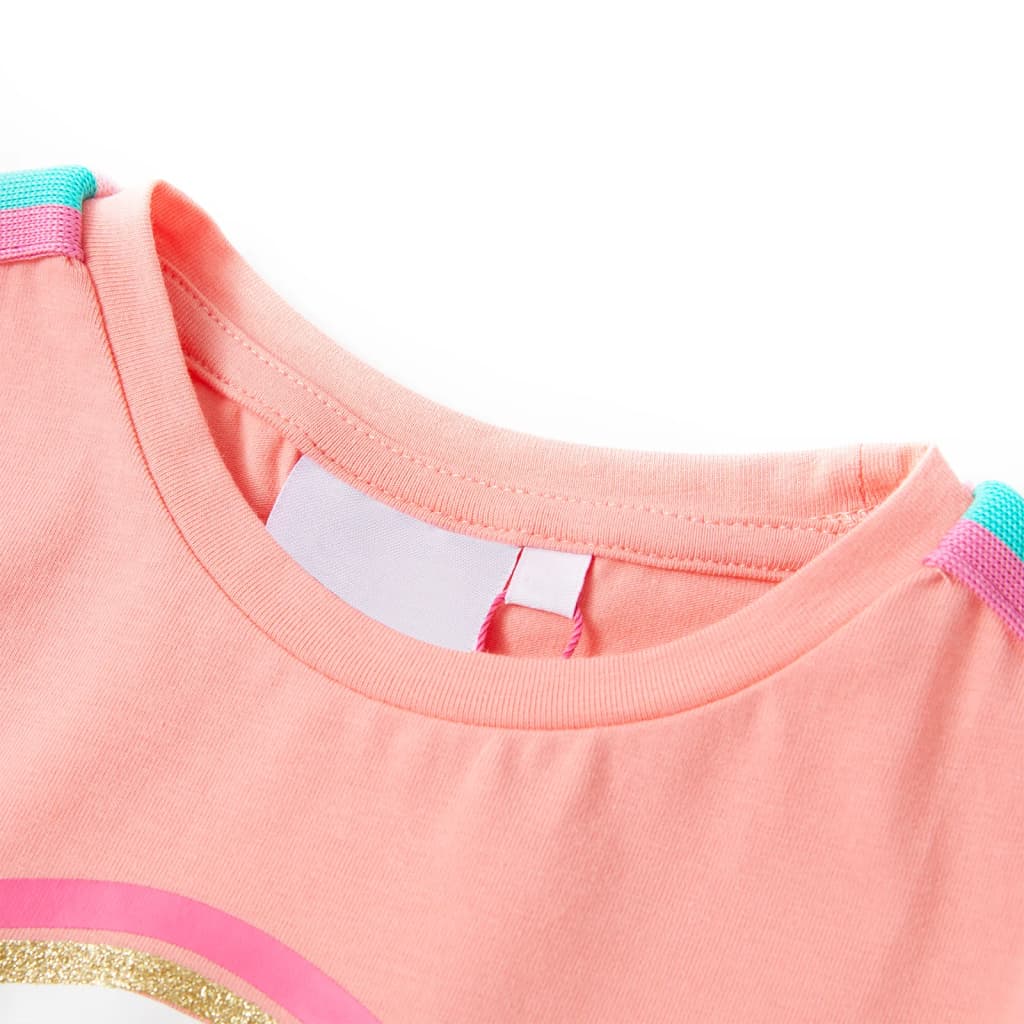 Vidaxl Children's Shirt 92 Light Coral -colorato