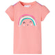 VidaXL Kindershirt 128 lichtkoraalkleurig