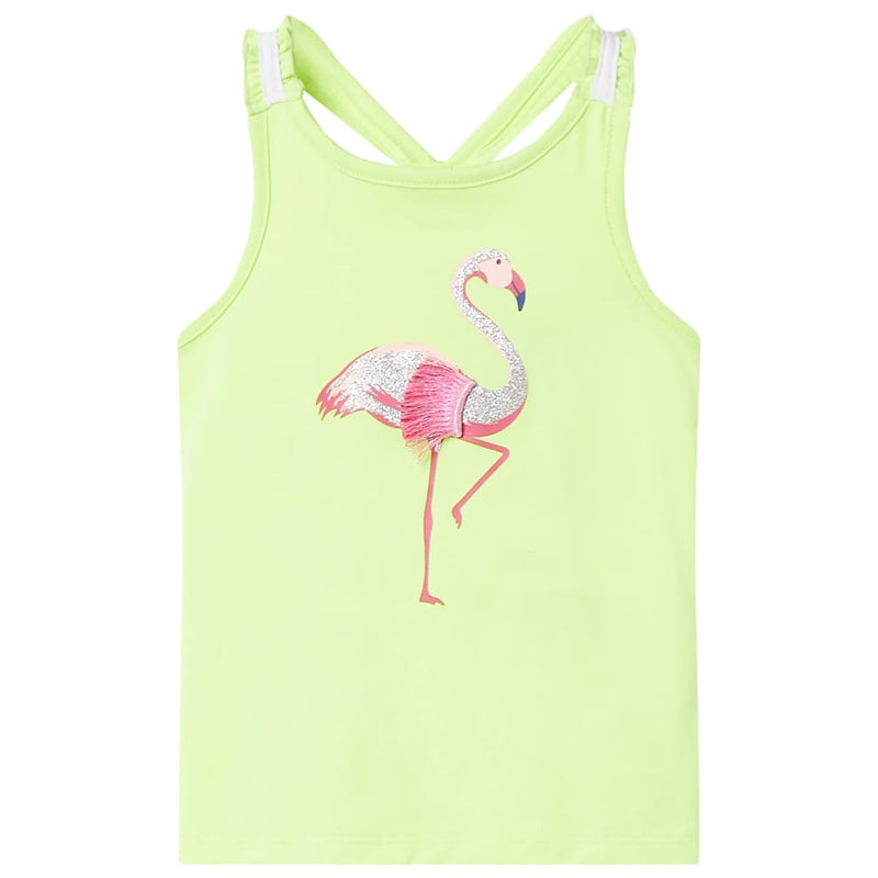 VidaXL Kindertopje 104 neongeel