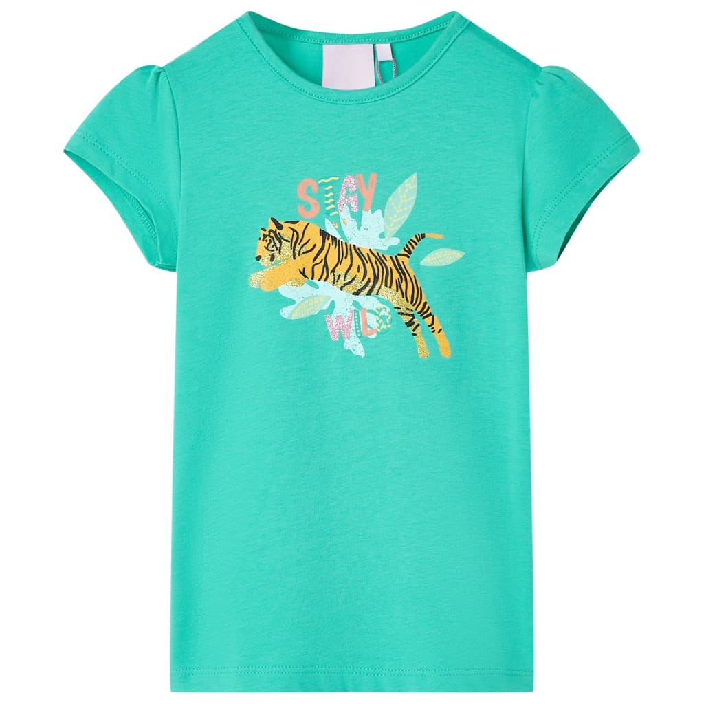 Camicia per bambini Vidaxl 116 menta colorata