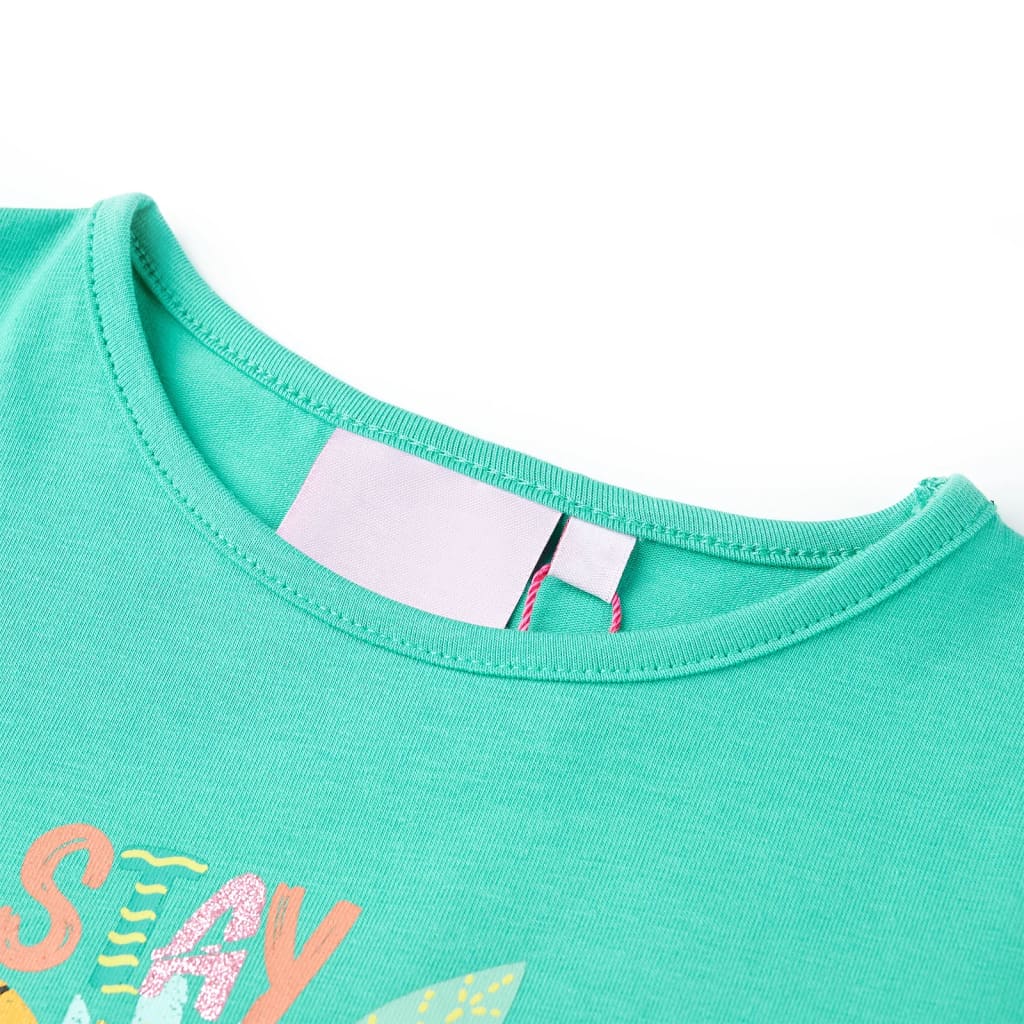 Camicia per bambini Vidaxl 116 menta colorata