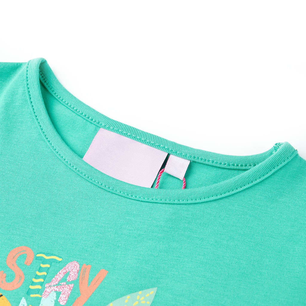 Vidaxl Shirt per bambini 140 Menta colorato