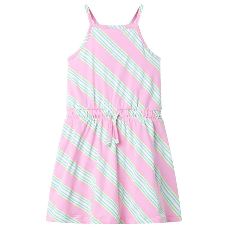 Abito per bambini Vidaxl senza maniche con plowtring 104 rosa