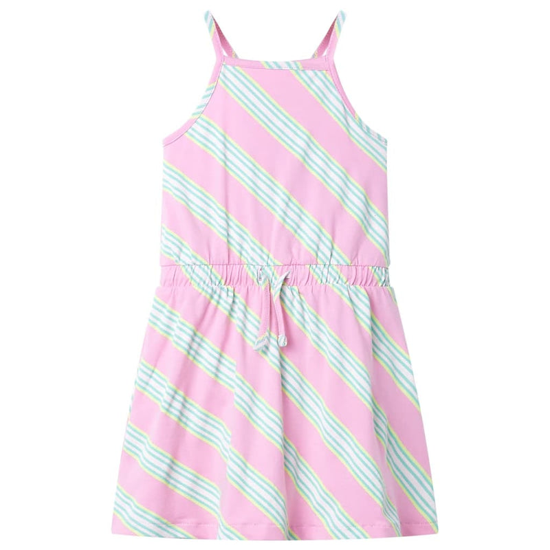 Vida Vidaxl Vestido para niños sin mangas con cordón 116 Pink