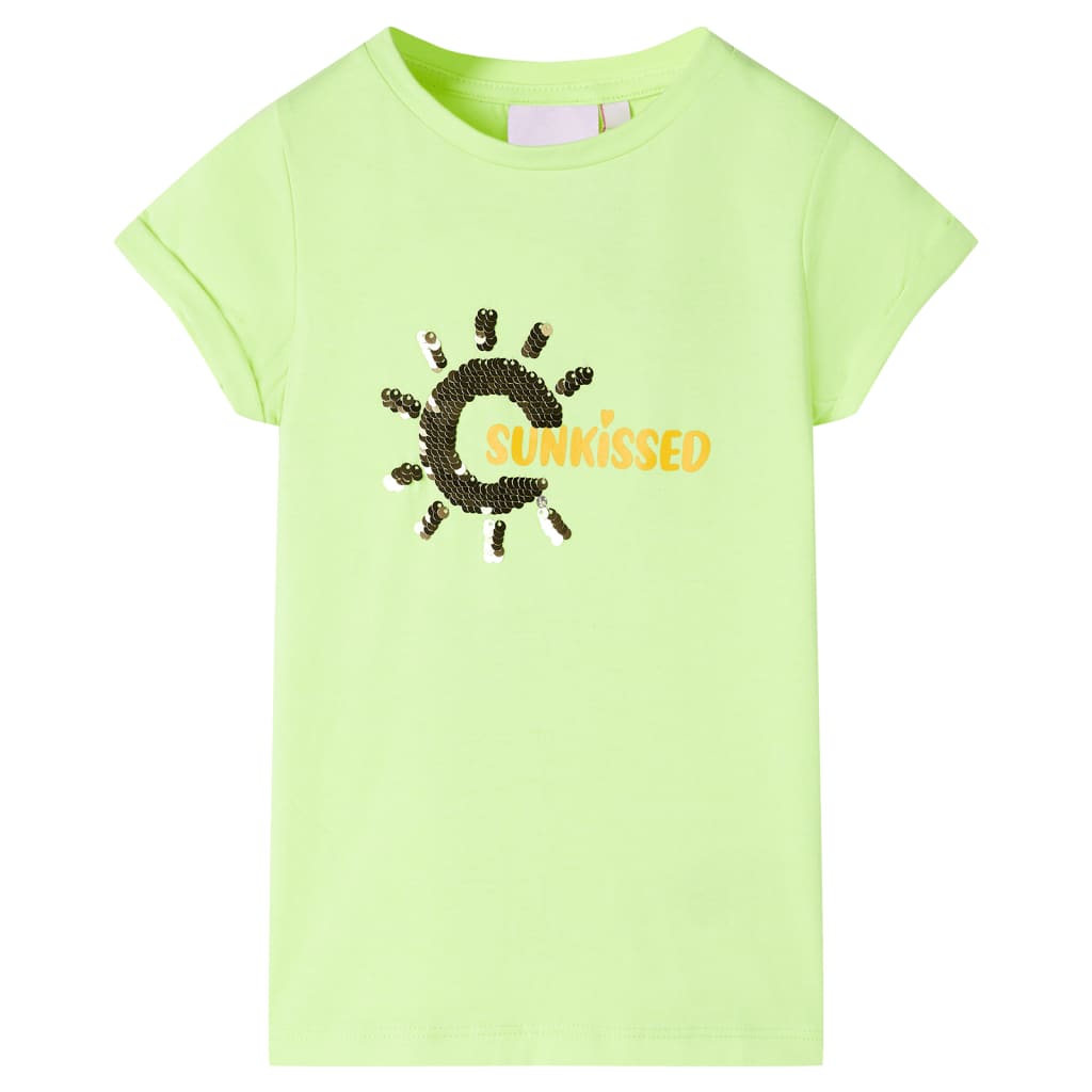 Vidaxl Children's Shirt 92 Neongeel