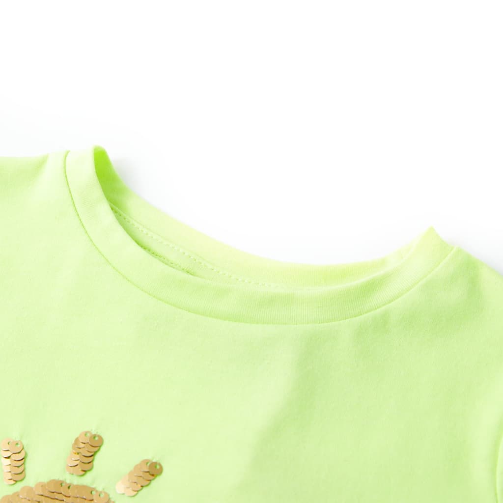 Vidaxl Children's Shirt 92 Neongeel