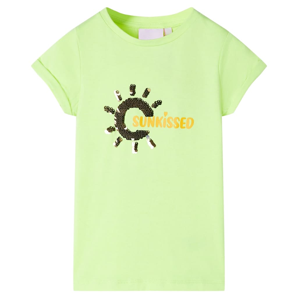 Vidaxl Children's Shirt 140 Neongeel