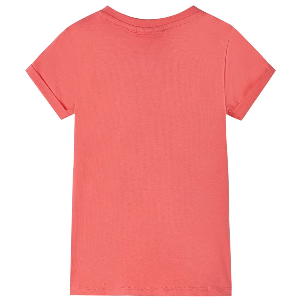 Vidaxl Children's Shirt 104 Coral Colored