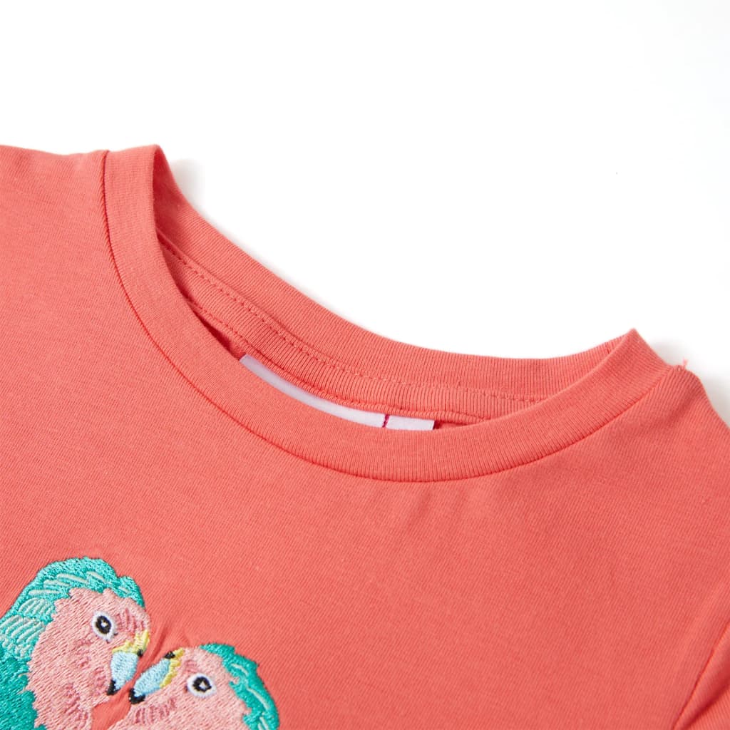 Vidaxl Children's Shirt 104 Coral Colored