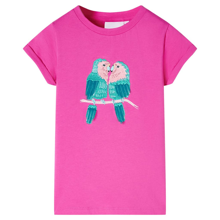 Vidaxl camisa para niños 92 rosa oscuro