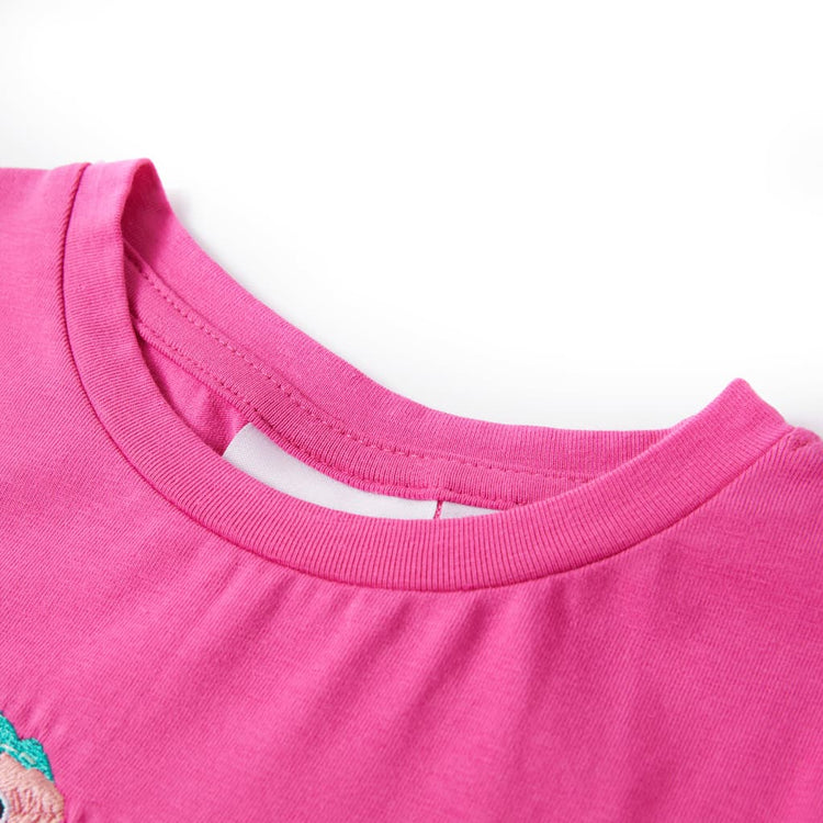 Vidaxl camisa para niños 92 rosa oscuro