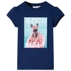 Vidaxl Children's Shirt 104 Navy Blue