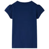 Vidaxl Camisa para niños 128 azul marino