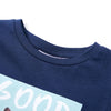 Vidaxl Camisa para niños 128 azul marino