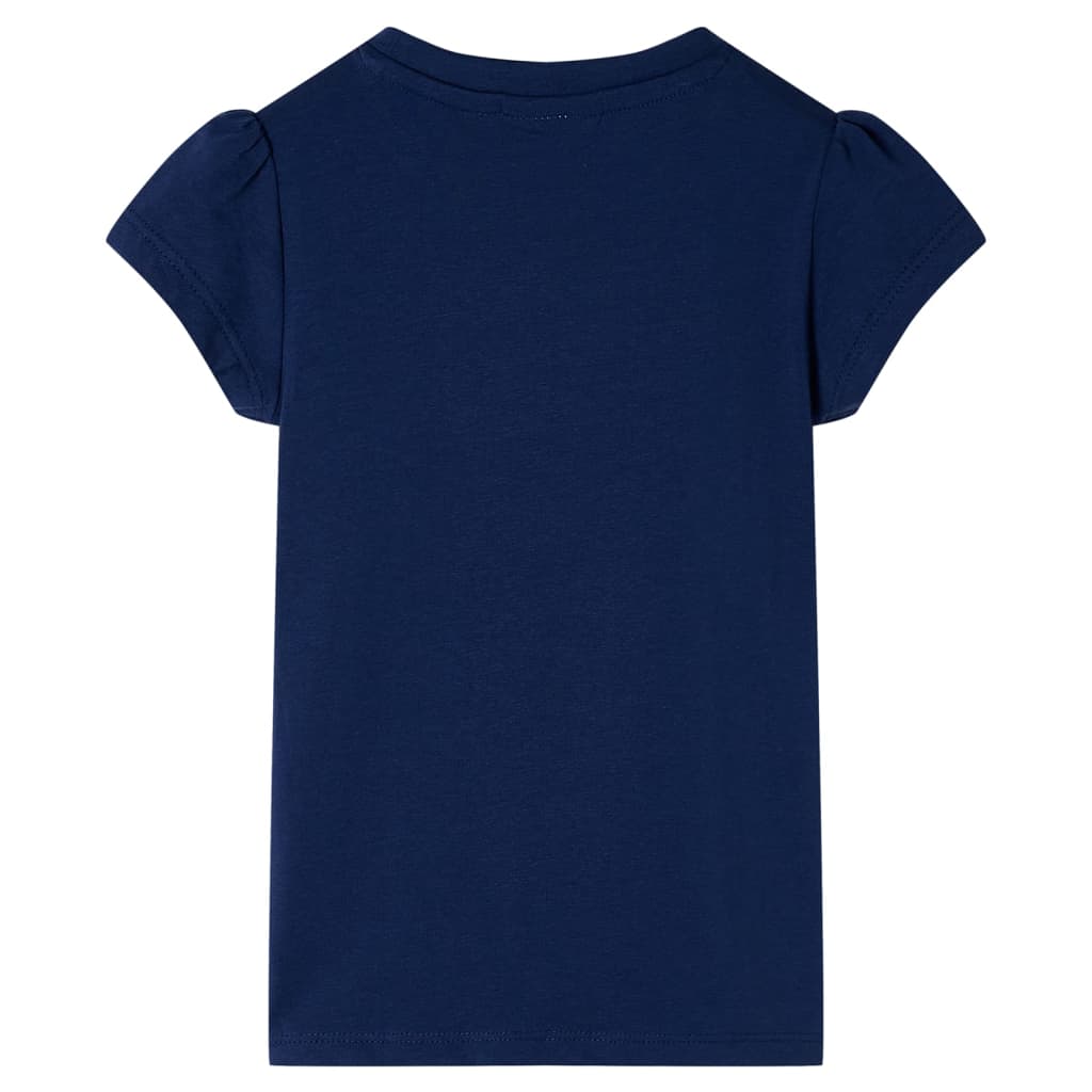 Vidaxl kindershirt 104 marineblauw