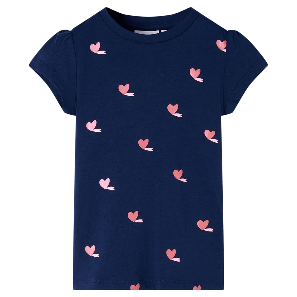 Vidaxl Children's Shirt 140 Navy Blue