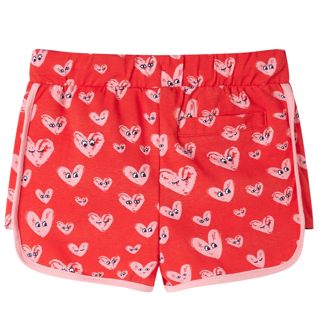 Vidaxl Children Short con Trekoord 104 Red