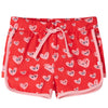 VidaXL Kindershort met trekkoord 140 rood