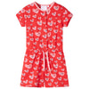 VidaXL Kinderjumpsuit 140 rood