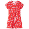Vidaxl kinderjumpsuit 140 rood