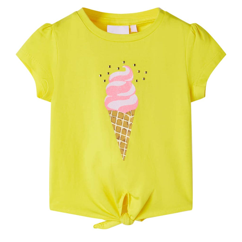 Vidaxl kindershirt 128 geel
