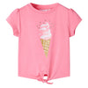 Vidaxl kindershirt 116 fluorescerend felroze