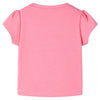 Vidaxl kindershirt 116 fluorescerend felroze