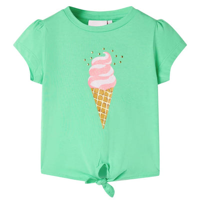 Vidaxl Shirt per bambini 140 Verde chiaro