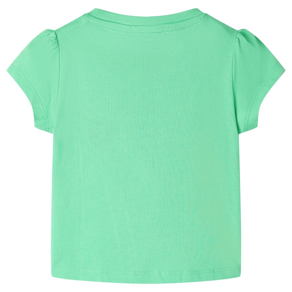 Vidaxl Shirt per bambini 140 Verde chiaro