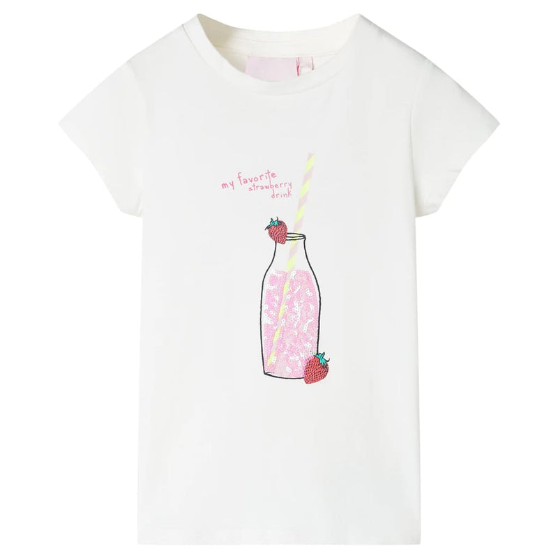 VidaXL Kindershirt 128 ecru
