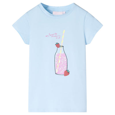 Vidaxl Children's Shirt 92 Soft Blue