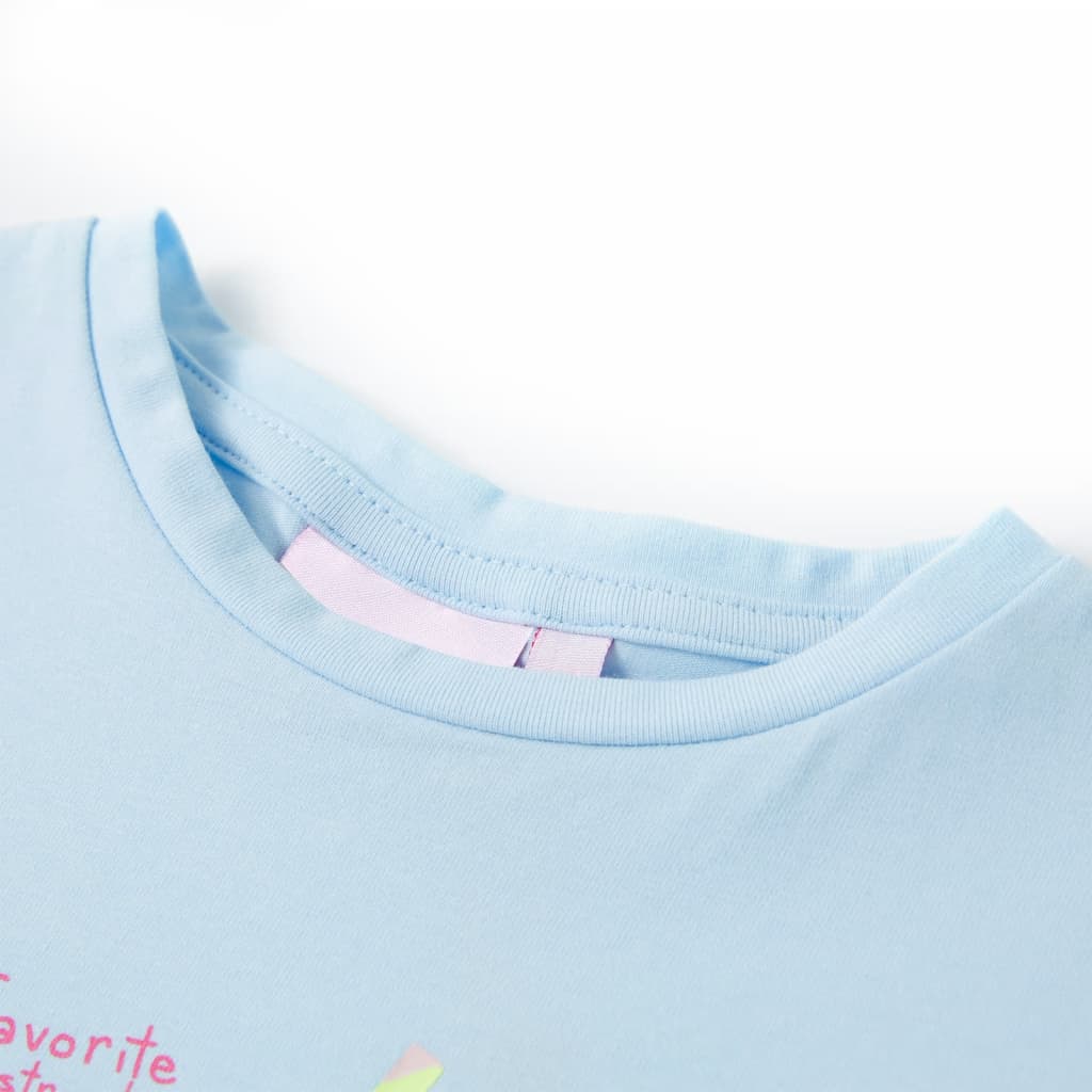 Vidaxl Children's Shirt 92 Soft Blue