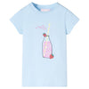 Vidaxl Camisa infantil 140 Azul suave