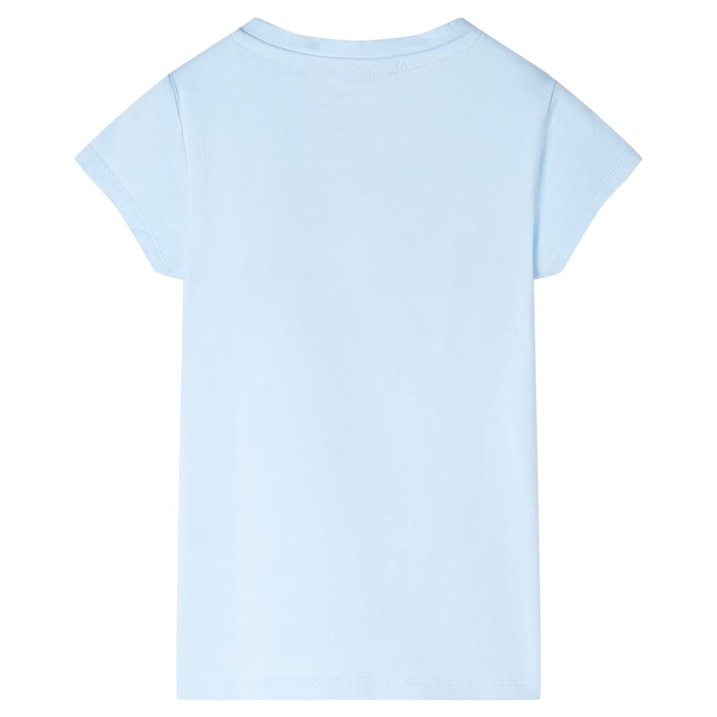 Vidaxl Camisa infantil 140 Azul suave