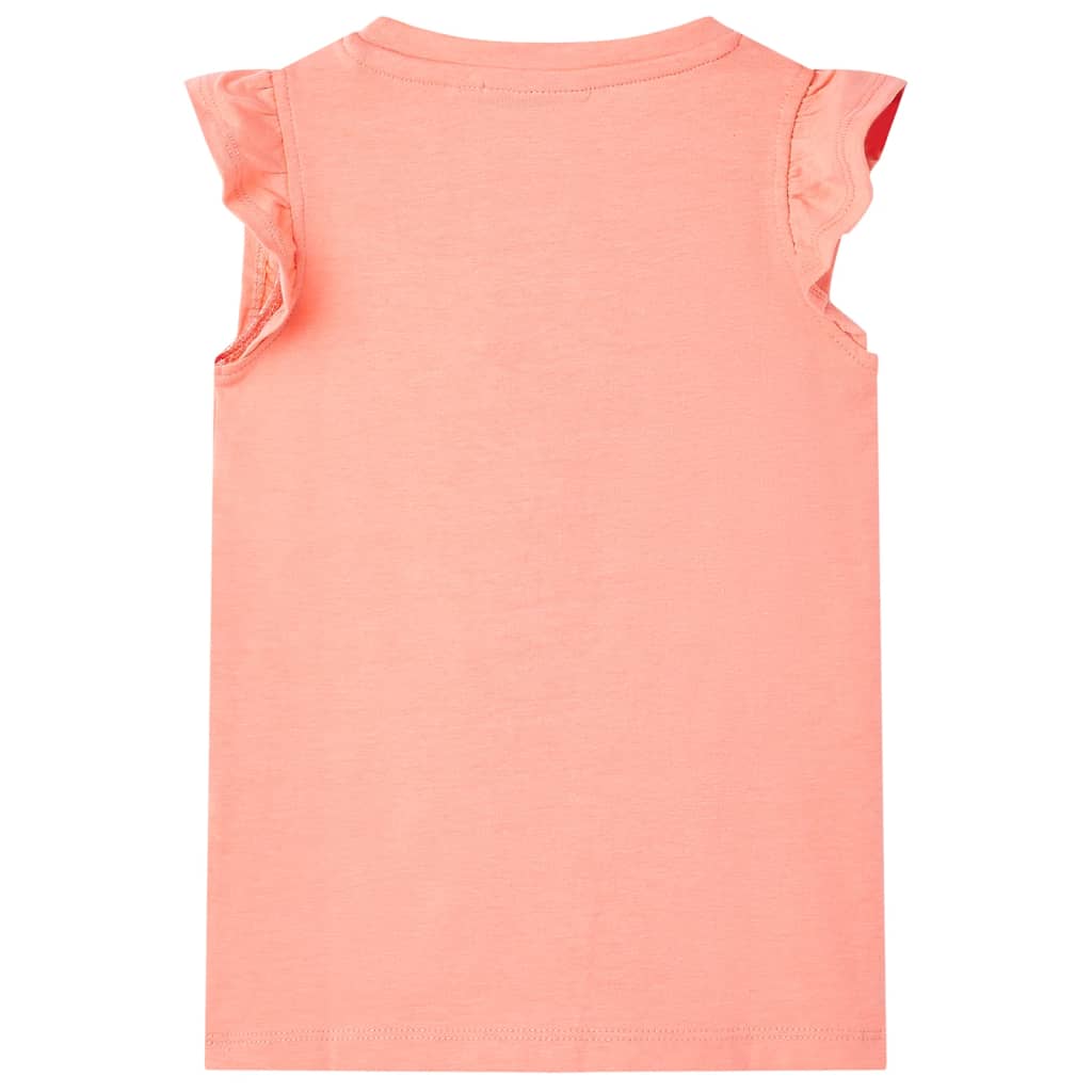 Vidaxl Camisa para niños 116 Neonkoraal