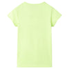 Vidaxl Camisa infantil 92 Fluorescente amarillo