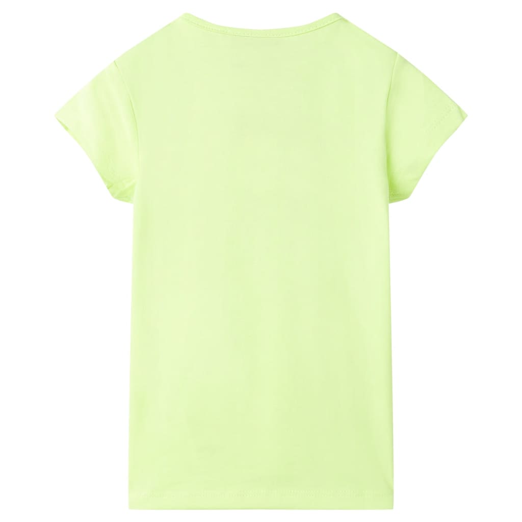 Vidaxl Children's Shirt 104 Fluorescent Yellow