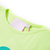 Vidaxl Camisa infantil 128 Amarillo fluorescente