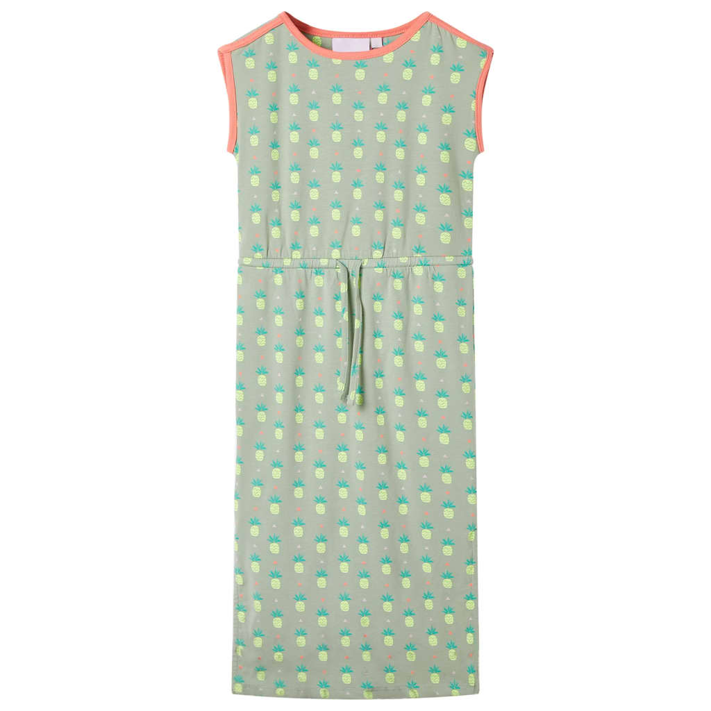 Vidaxl Dress per bambini 128 vecchi menta