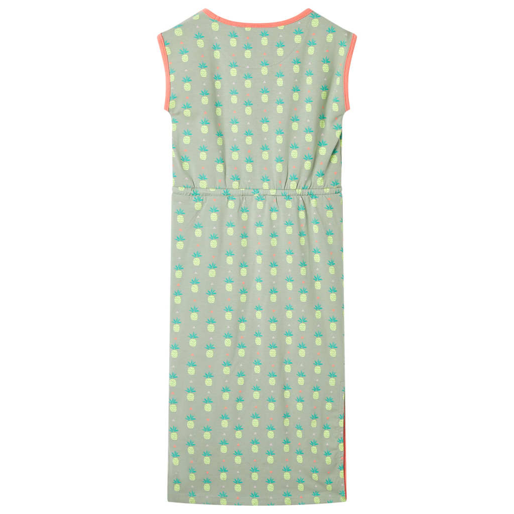 Vidaxl Vestido infantil 128 Old Mint