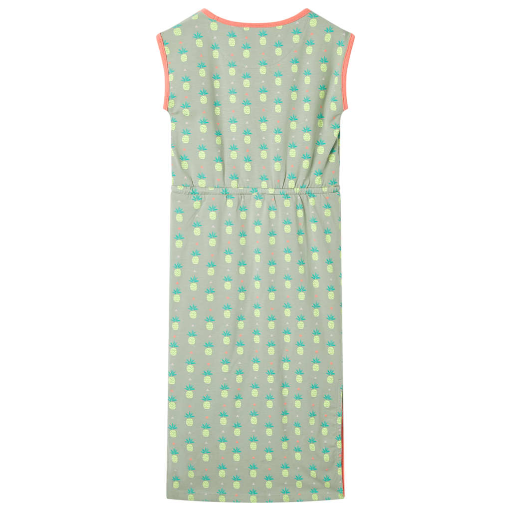 Vidaxl Vestido infantil 140 Old Mint