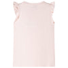 Camicia per bambini Vidaxl con volant sulle maniche 104 rosa morbido
