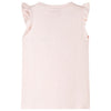 Camisa para niños de Vidaxl con volantes en las mangas 116 rosa suave