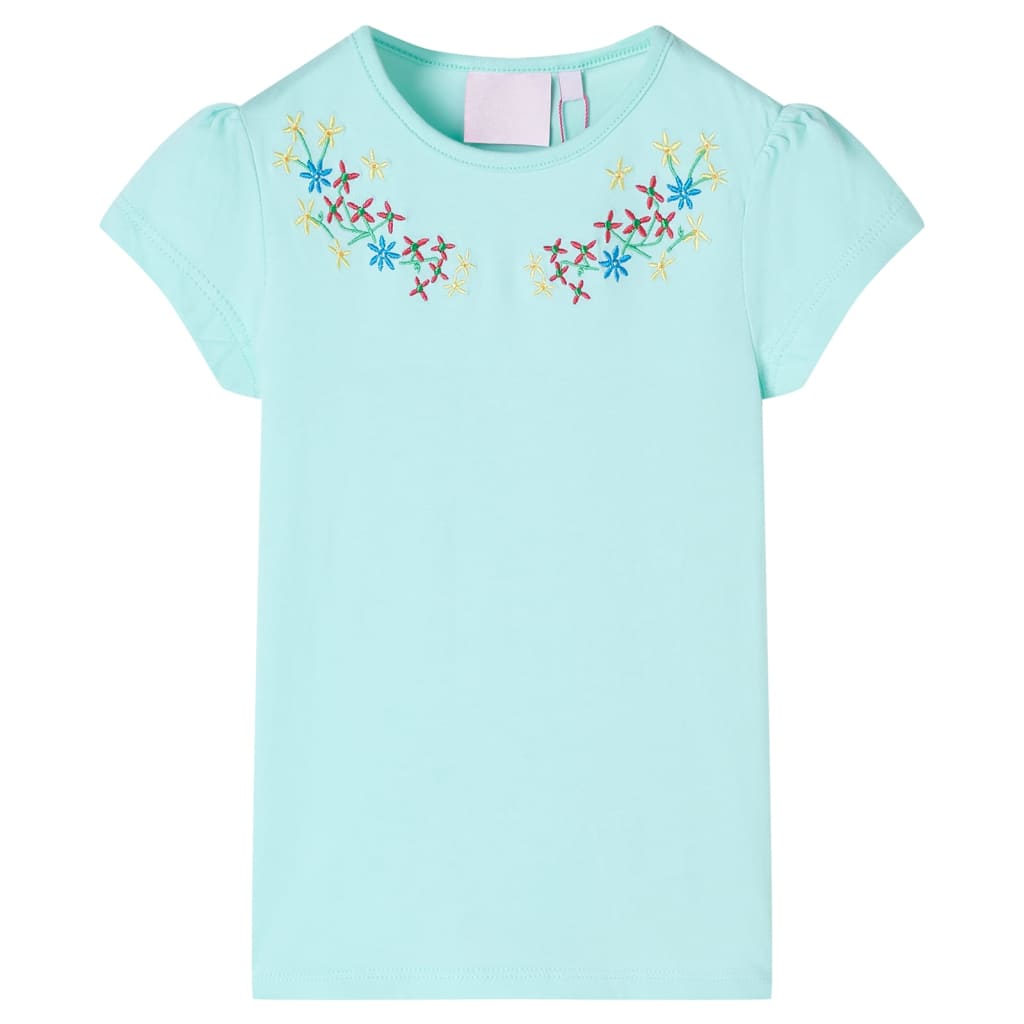 Vidaxl Shirt per bambini 104 Blu chiaro