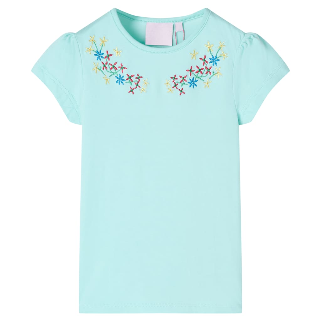 Vidaxl Shirt per bambini 128 Blu chiaro