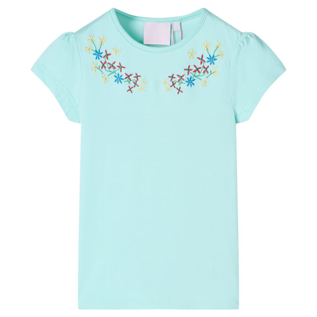 Vidaxl Camisa infantil 128 Light Sea Blue