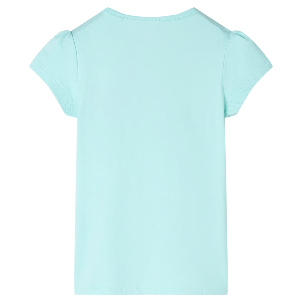 Vidaxl Camisa infantil 128 Light Sea Blue