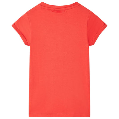 VidaXL Kindershirt 128 rood